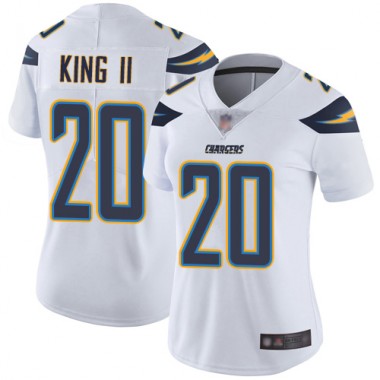 Los Angeles Chargers NFL Football Desmond King White Jersey Women Limited #20 Road Vapor Untouchable->youth nfl jersey->Youth Jersey